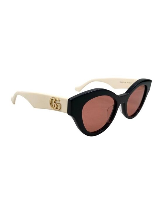 Gucci Sunglasses Double Black White Pink Eyewear main image 4